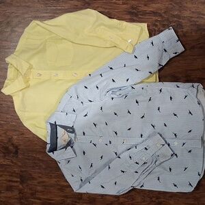 Long Sleeve Button Down Boys Size 6-7 Shirts